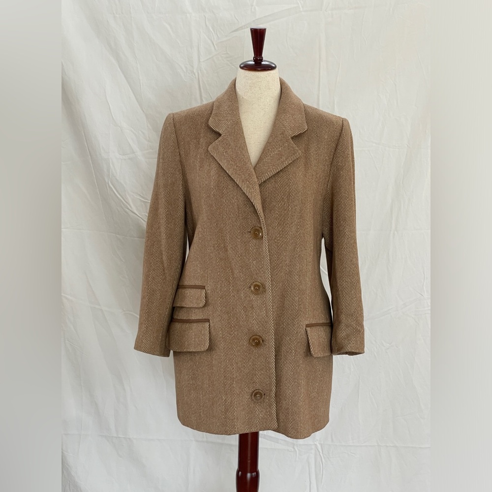 Saks Fifth Avenue Camel Hair Coat